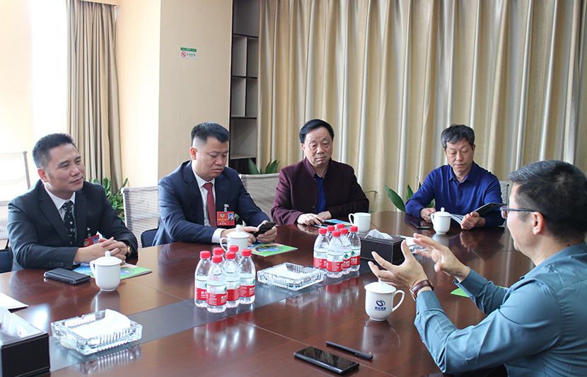 熱烈歡迎東莞市江西商會(huì)會(huì)長(zhǎng)劉嘉等一行蒞臨挺進(jìn)環(huán)保指導(dǎo)工作