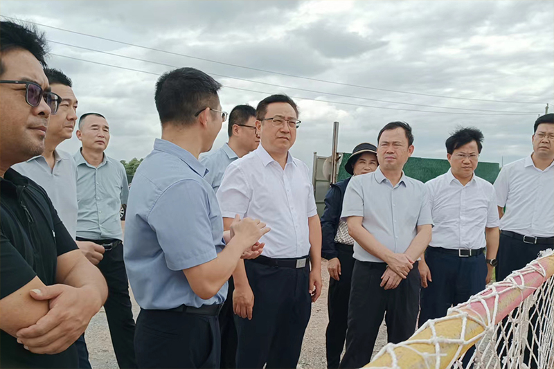 贛州市委常委、副市長何琦一行蒞臨挺進環(huán)保D5地塊土壤治理項目調(diào)研指導(dǎo)