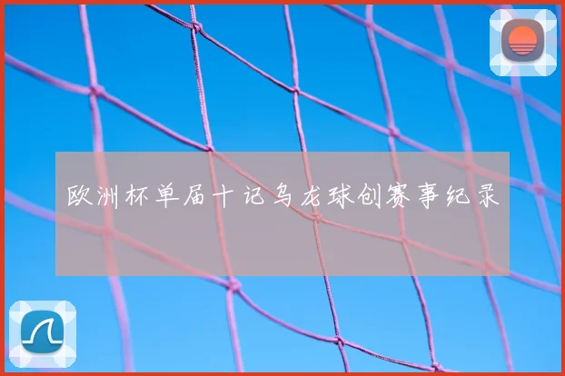 欧洲杯单届十记乌龙球创赛事纪录